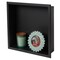 Alfi Brand 16" x 16" Black Matte SS Square Sgl Shelf Bath Shower Niche ABNC1616-BLA - alternate 3